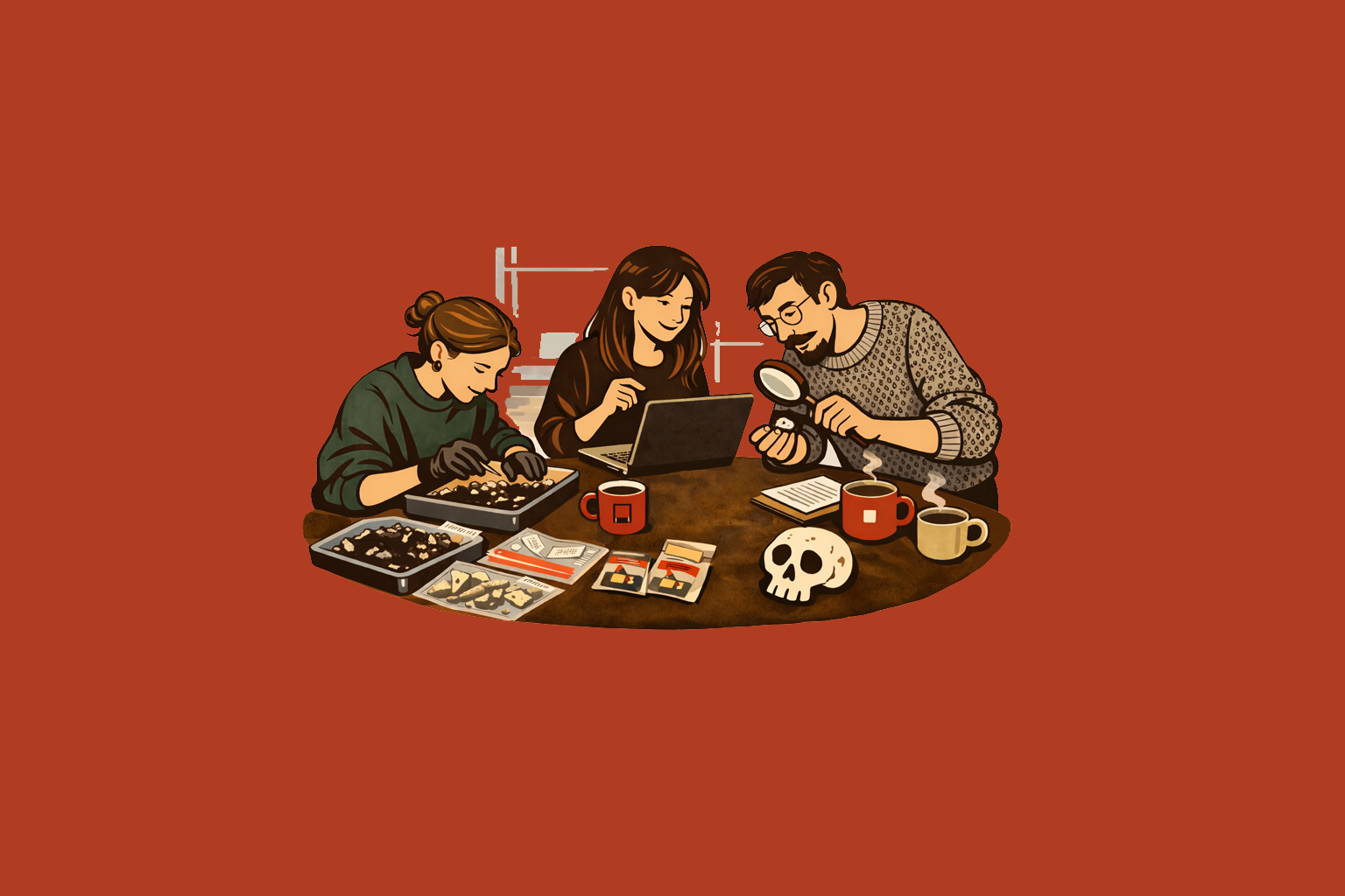 DoHa Team at Work: Coffee and Bones