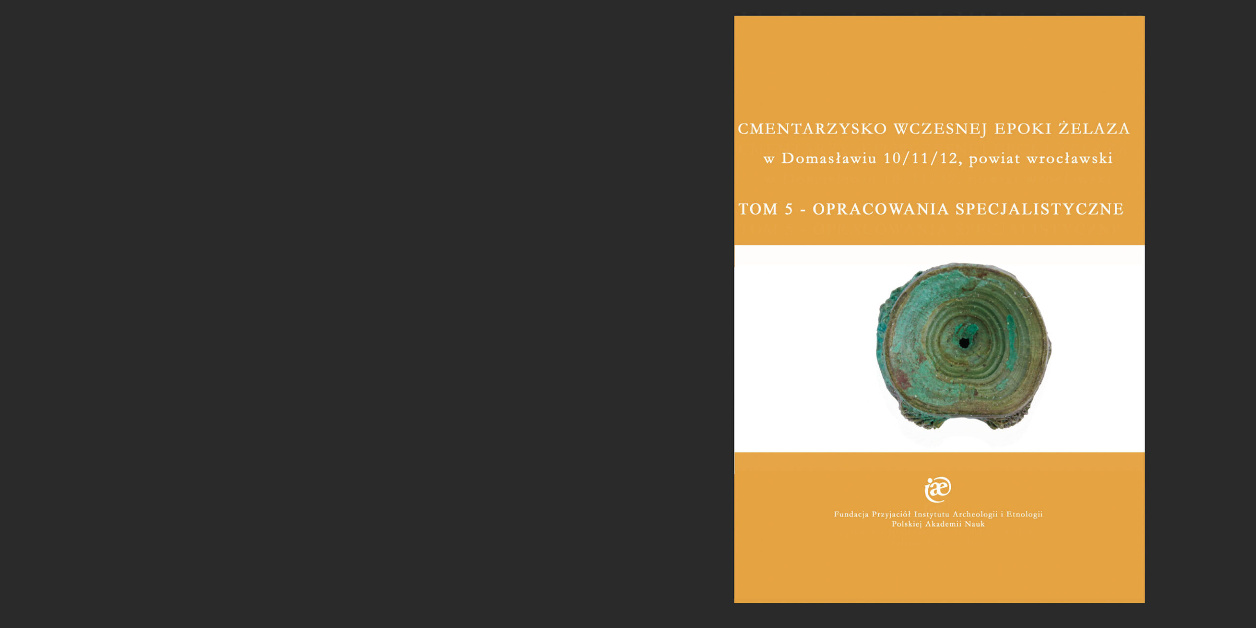 The Early Iron Age Cemetery from Domasław. Vol. 5: Specialist Analyses